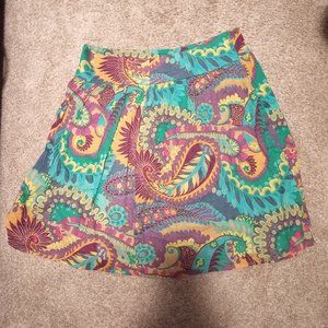 Mimi Chica Tropical Print Skirt